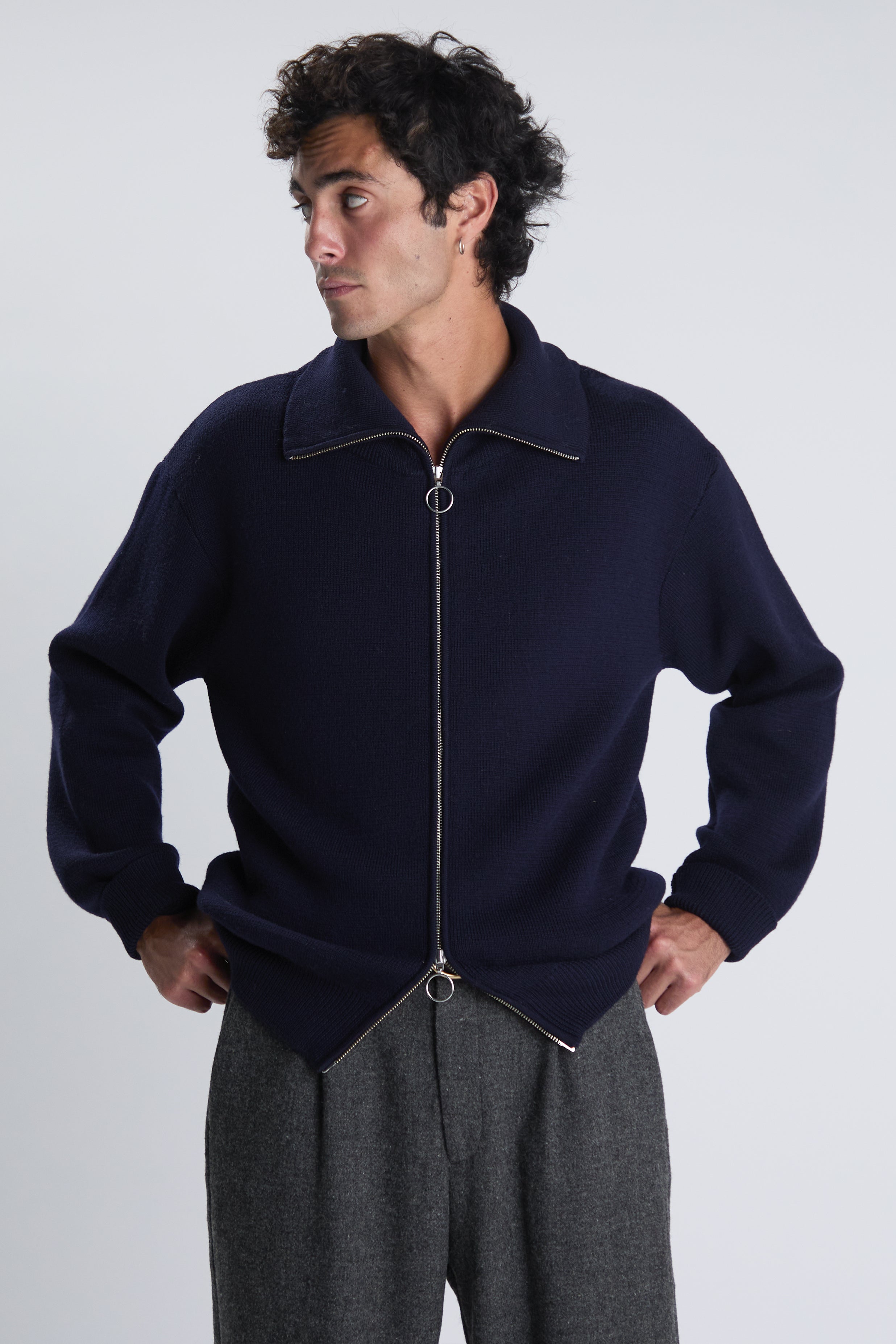 Torino zipped sweater