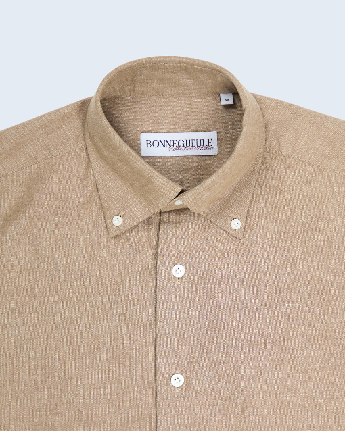 Atelier shirt in hazelnut