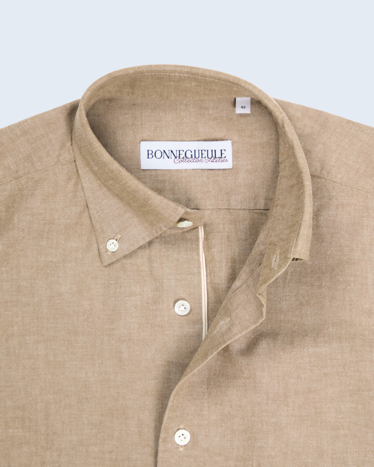 Atelier shirt in hazelnut