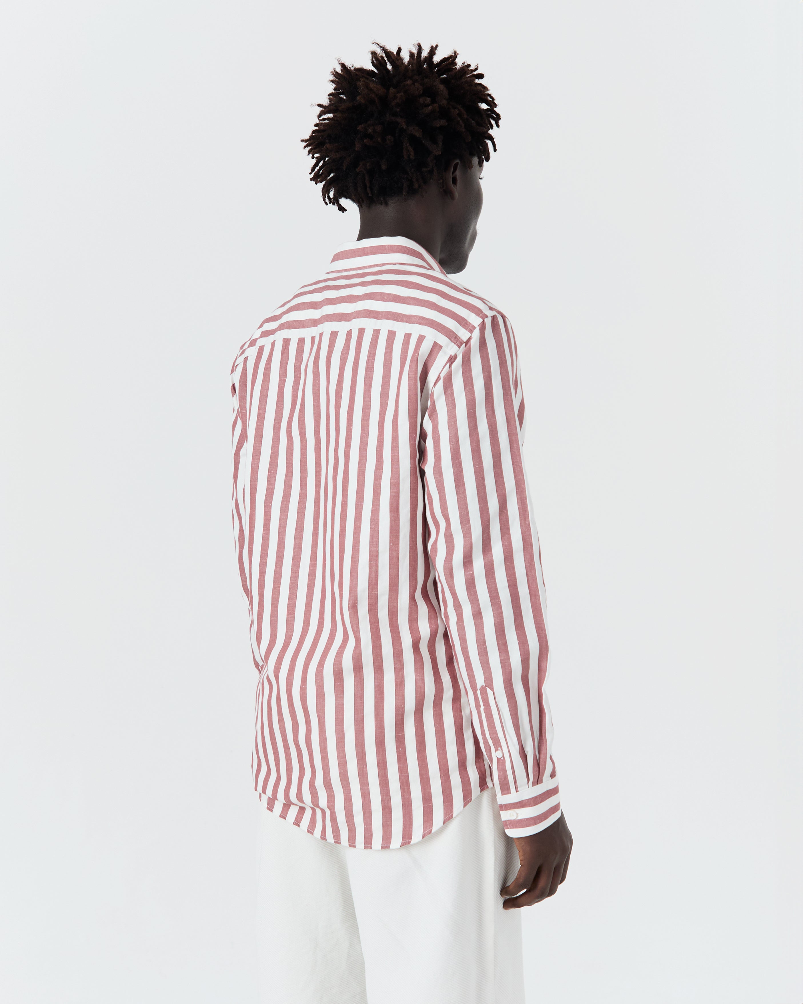 Chemise Calvi rouge et blanc