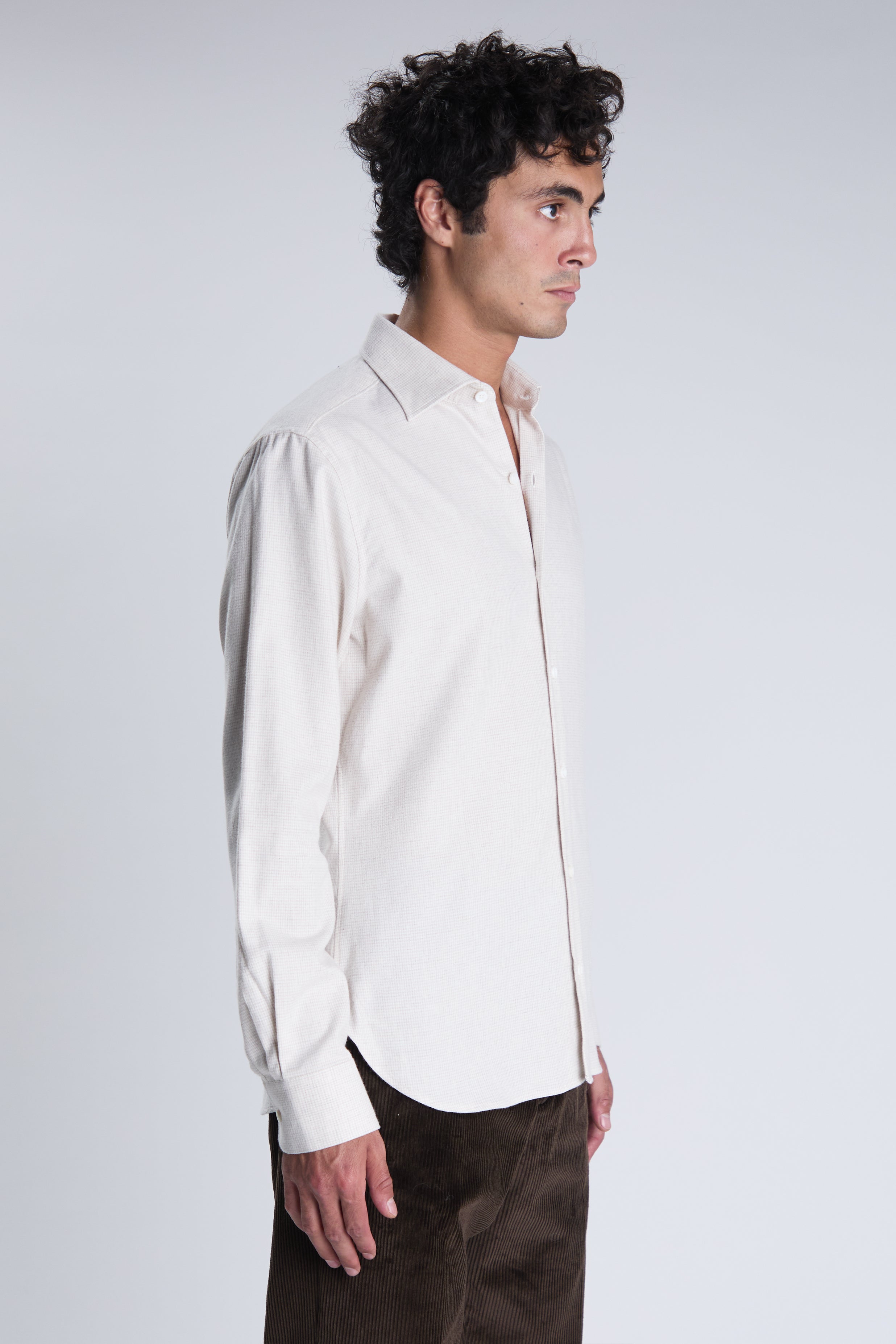 Volpaia Houndstooth Flannel Shirt