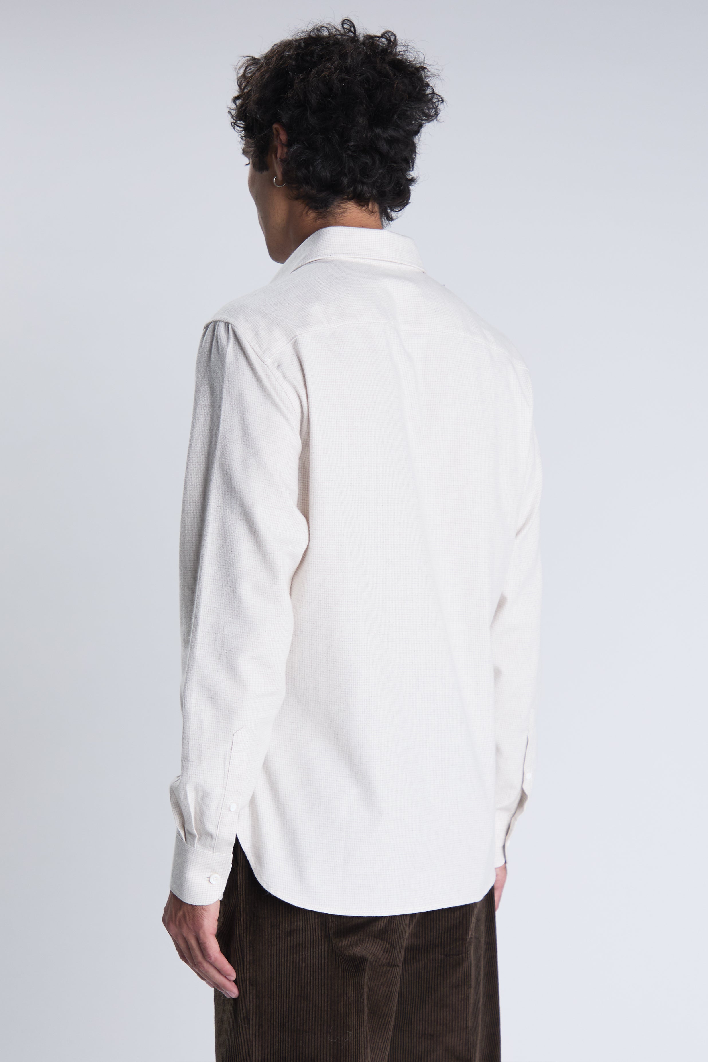 Volpaia Houndstooth Flannel Shirt