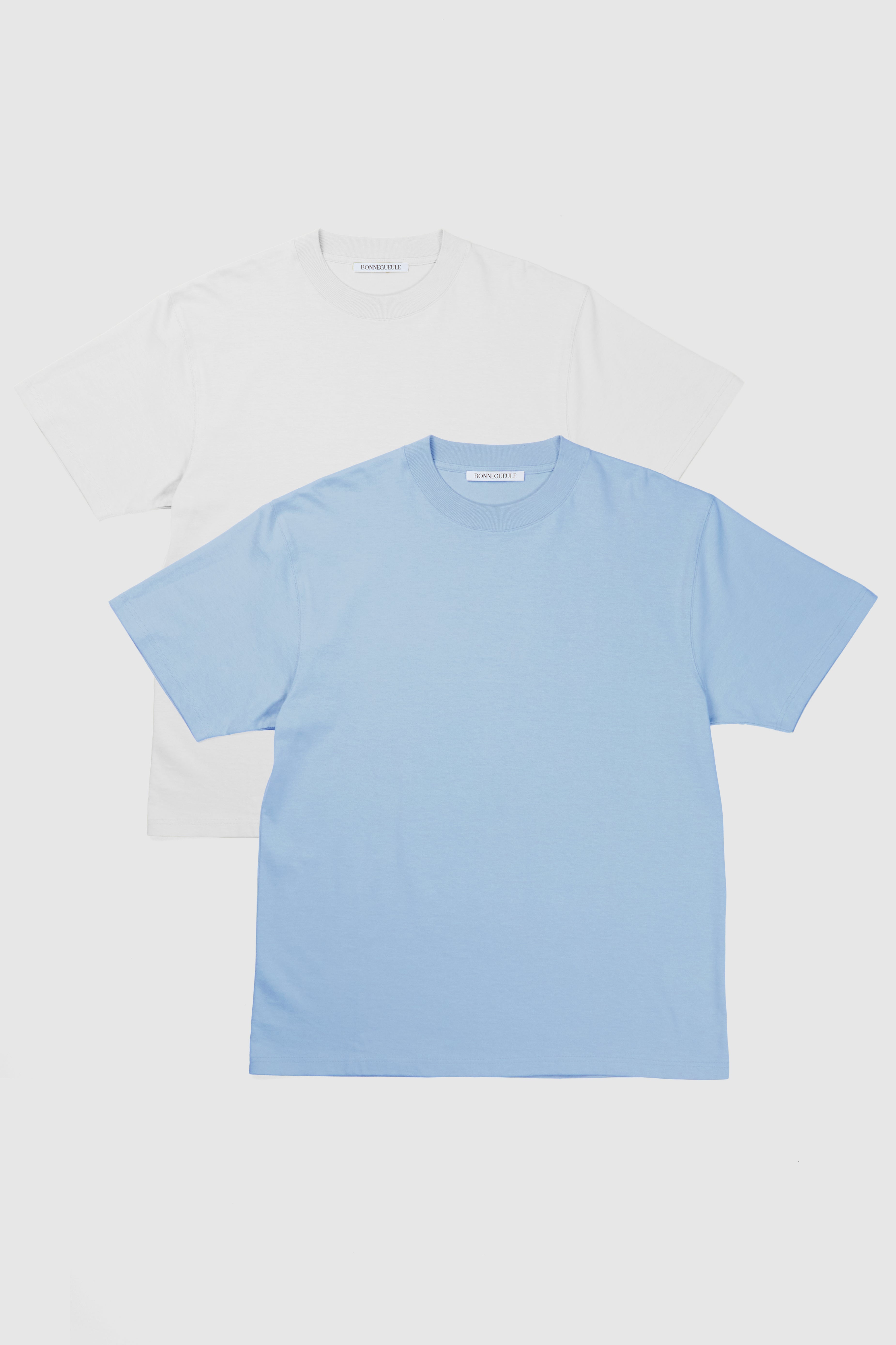 Oregon White and Sky Blue T-Shirt Set