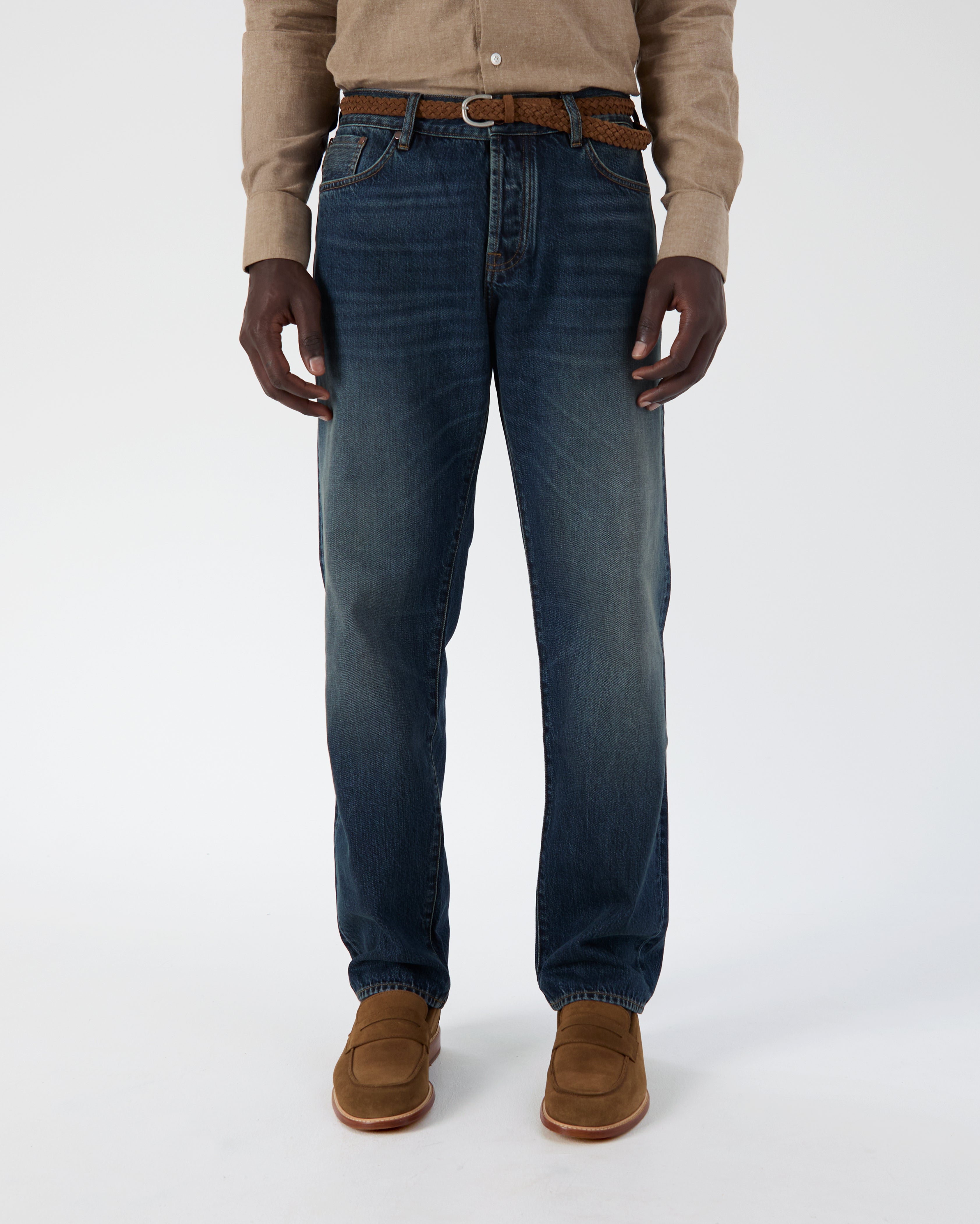 Renji jeans in stonewash denim