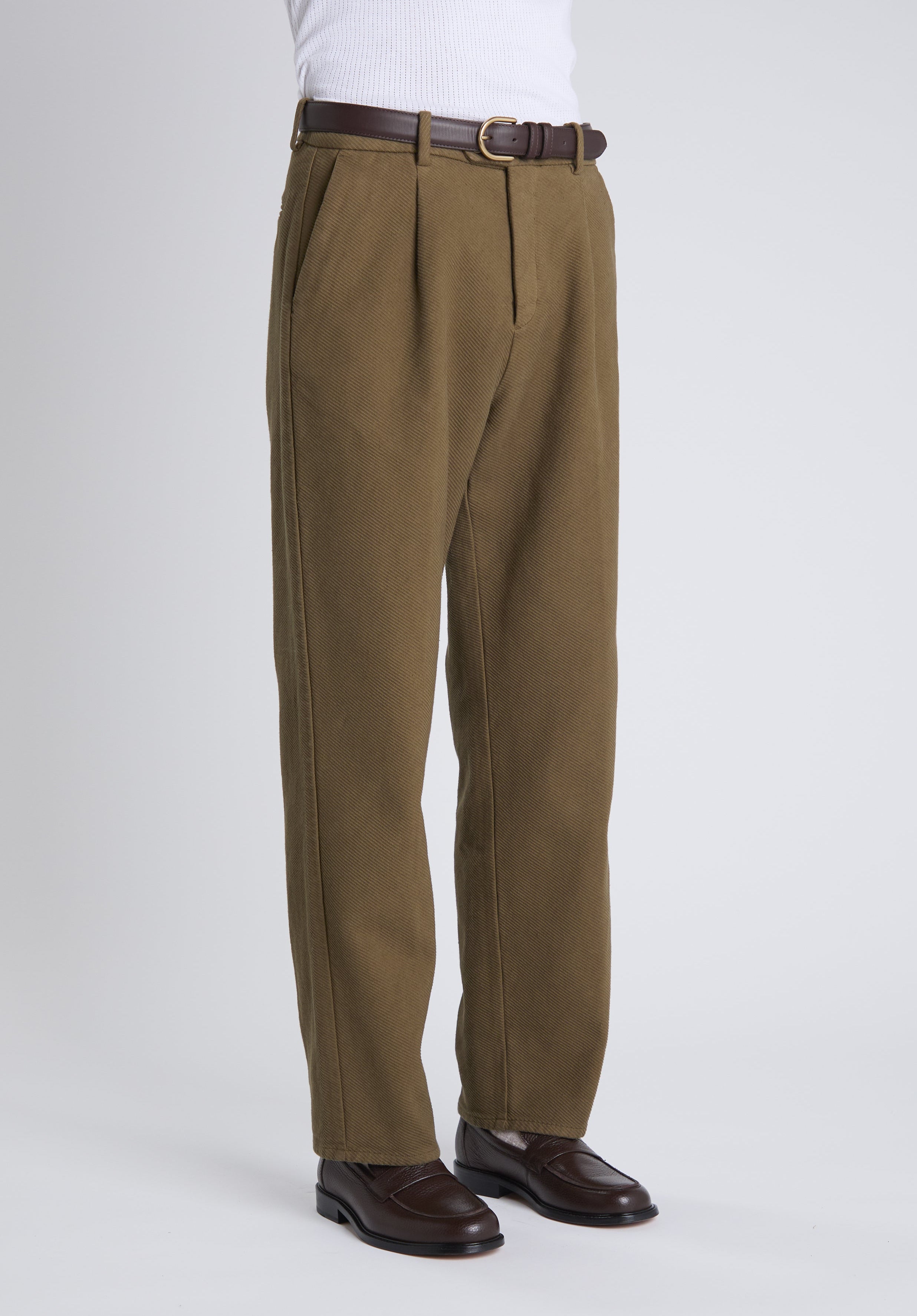 Pantalon Poetto kaki