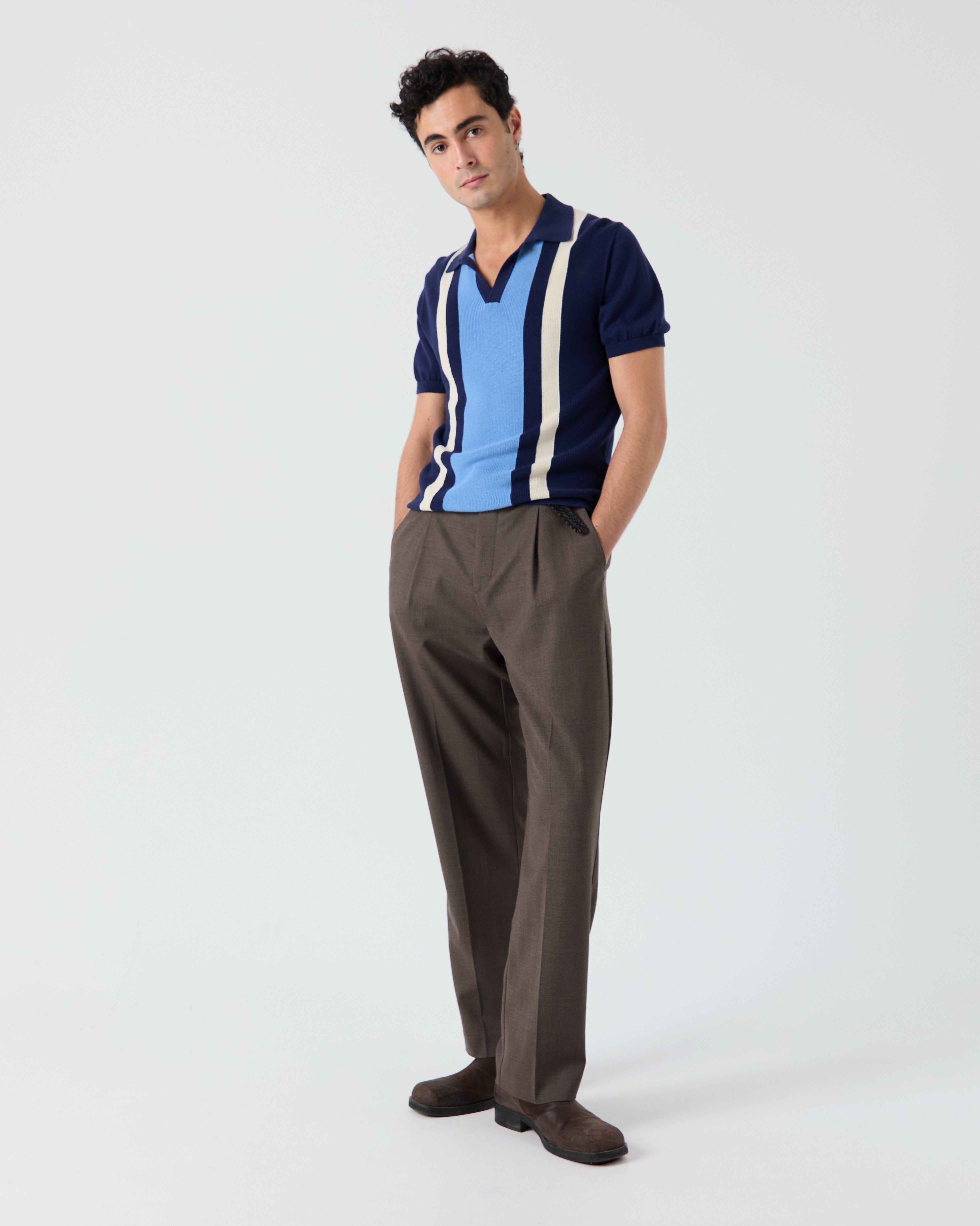 Polo Numana marine à rayures