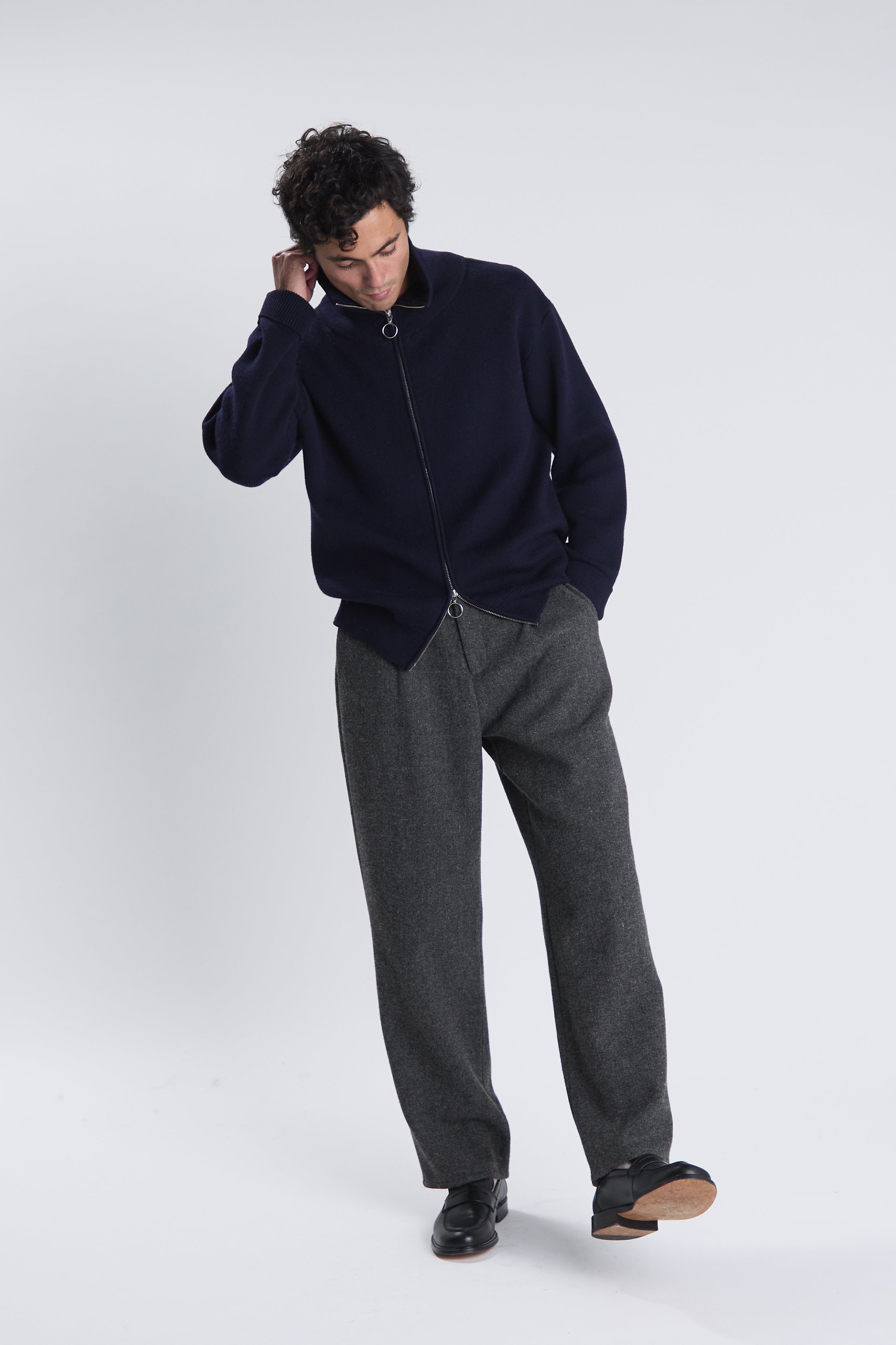 Torino zipped sweater