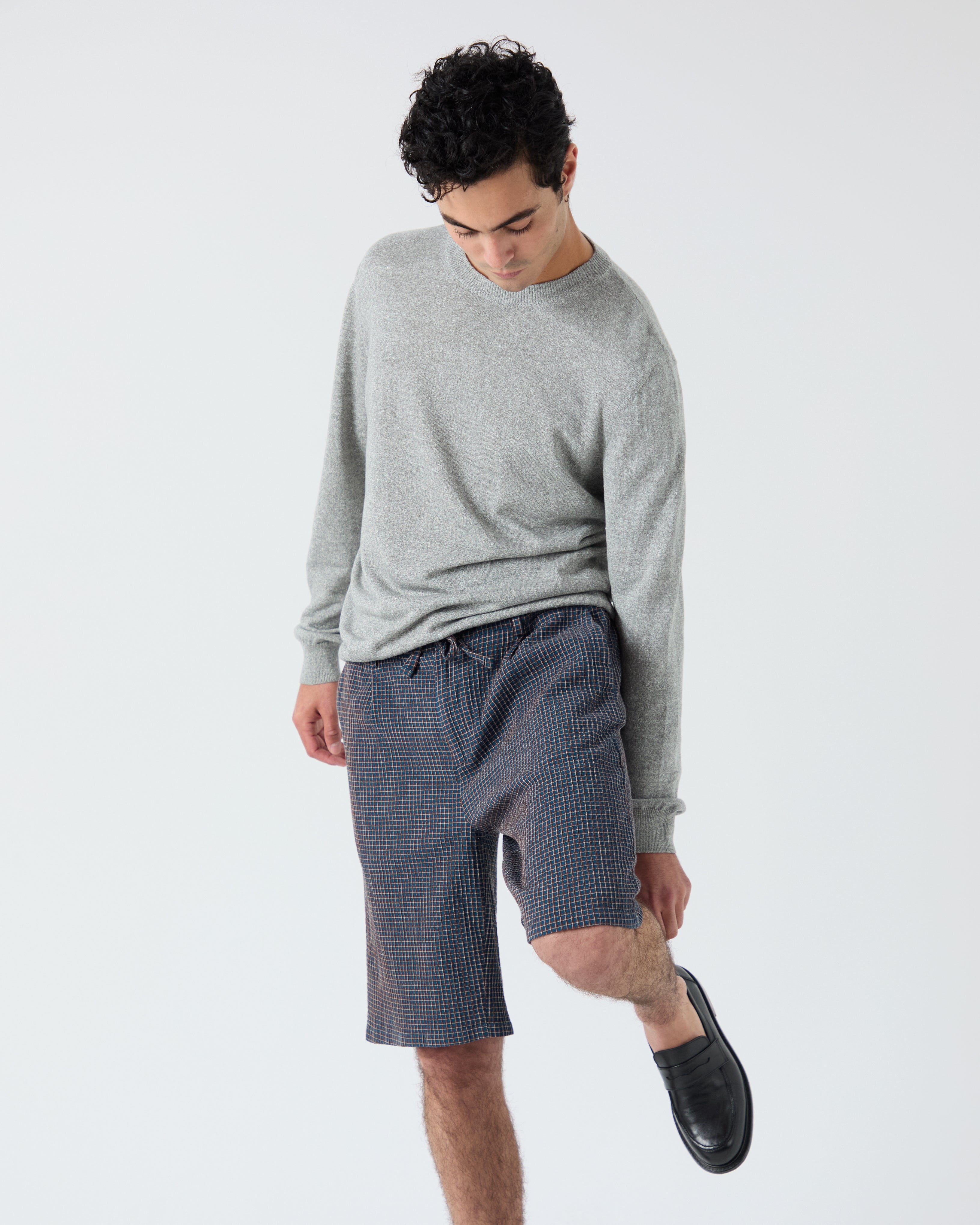 Veneto sweater in heather grey
