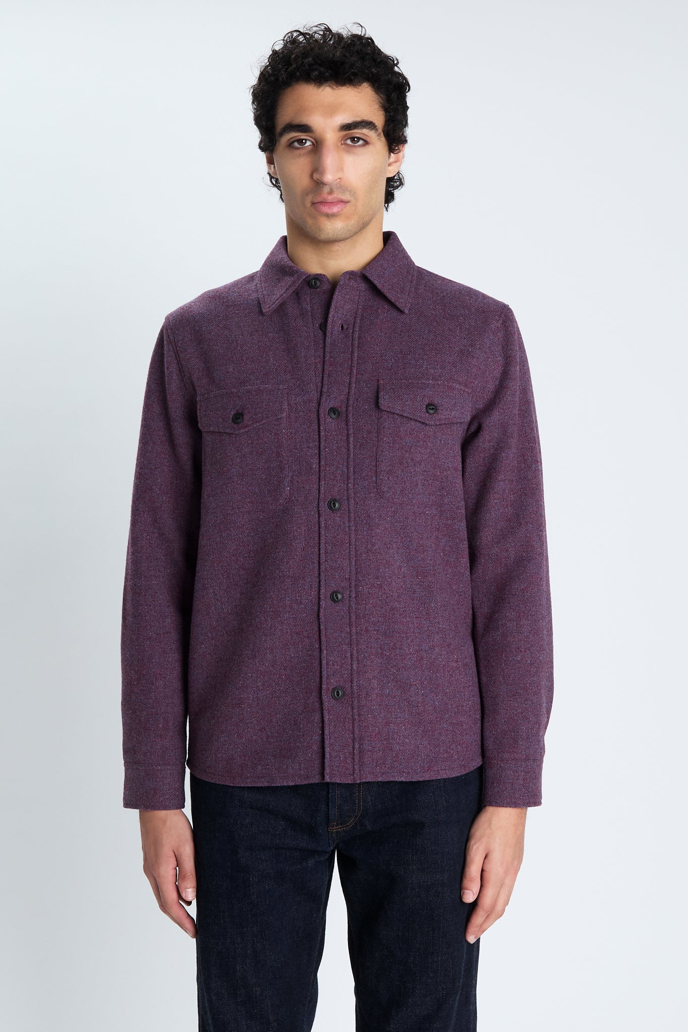 Surchemise Milo prune
