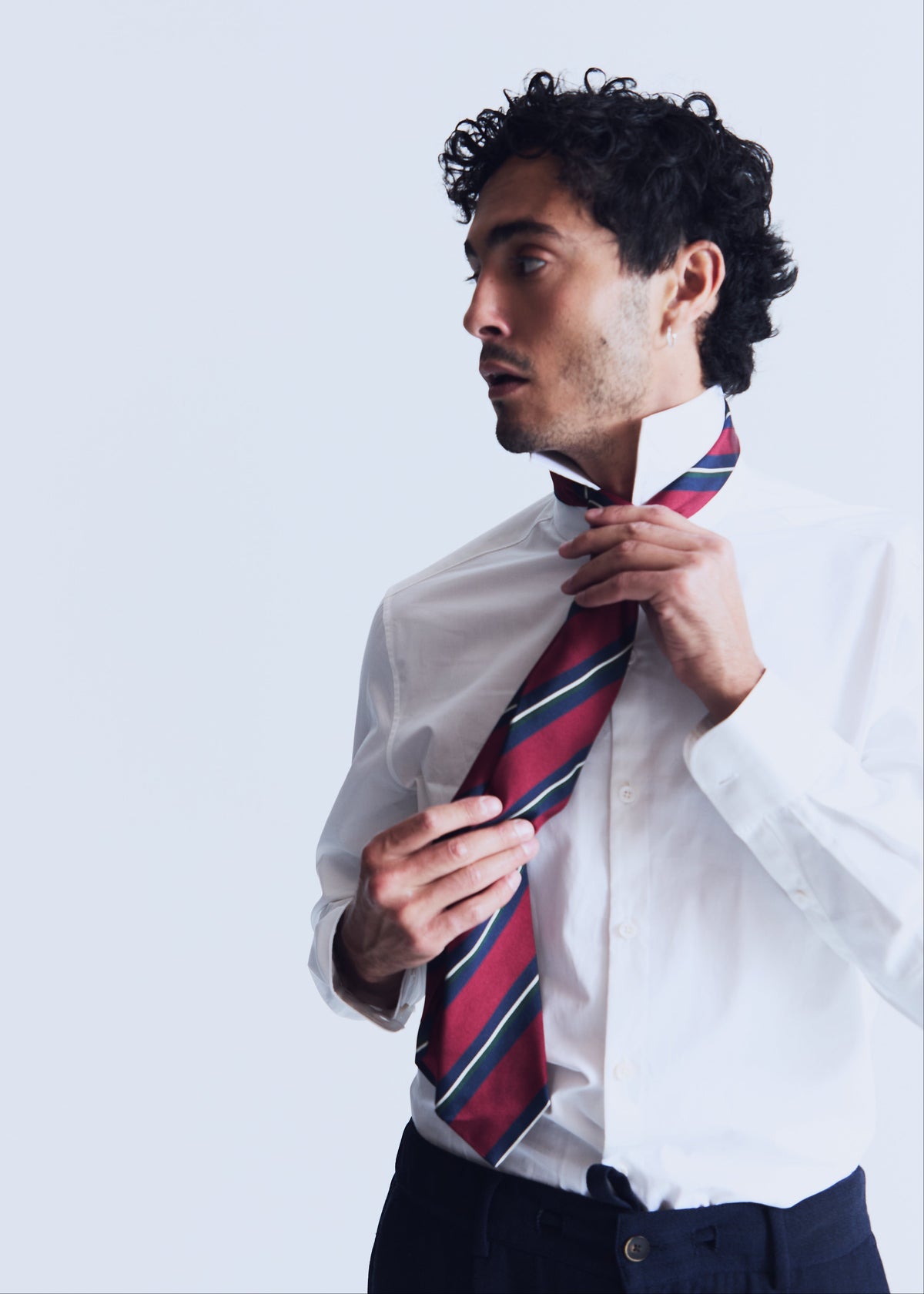 Volpaia shirt in white poplin